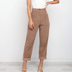 Petal & Pup | Talaren Cord Pant in Brown, Corduroy Style